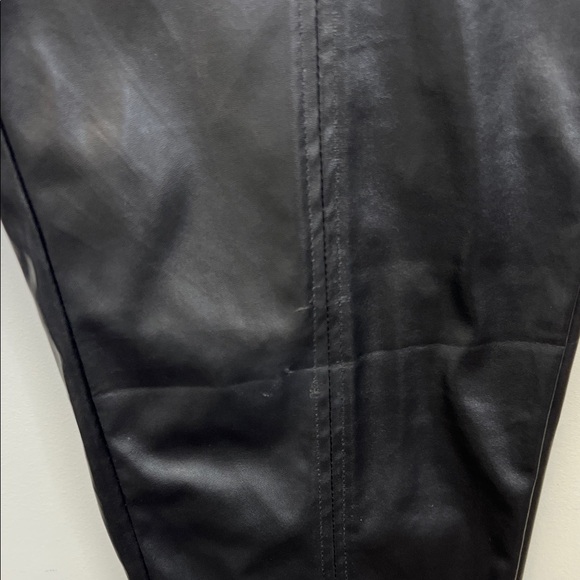 Miss Sparkling Black Faux Leather Pants Size XL - Picture 8 of 13